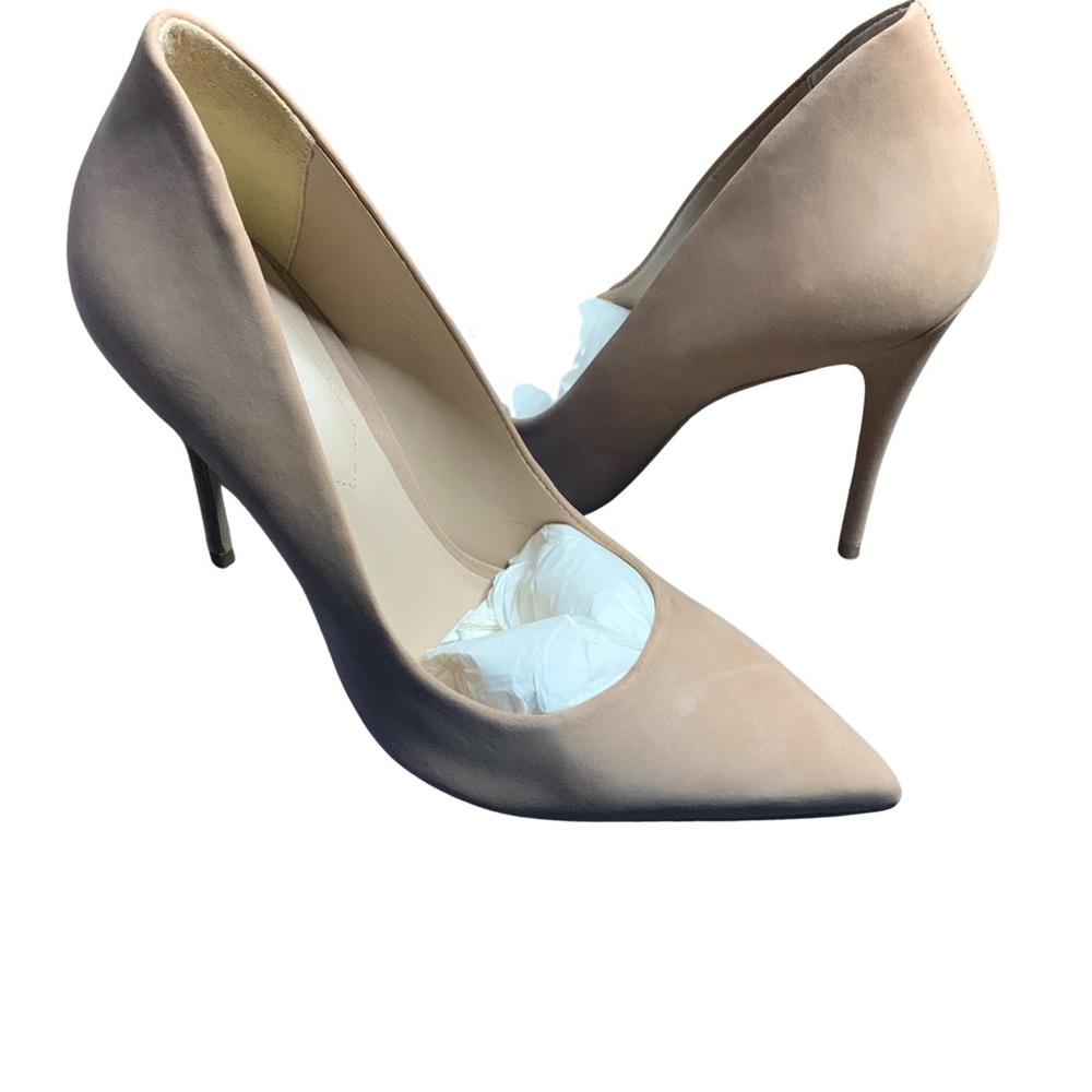 Aldo Pointed Toe Tan Suede Pumps